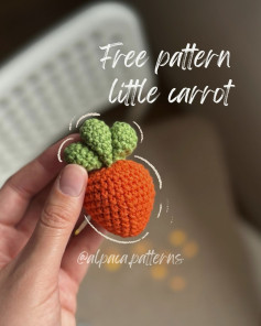 Little Carrot | free crochet pattern🥕