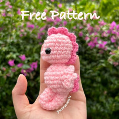 Seahorse Crochet Pattern amigurumi