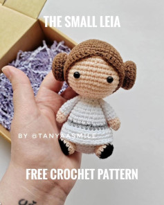 the small leia free crochet pattern doll