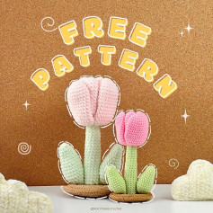 tulip crochet pattern amigurumi