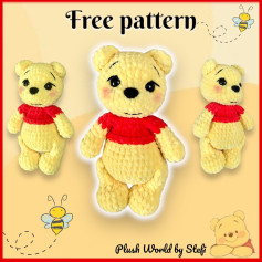 yellow bear free pattern ❣️ FREE PATTERN ❣️