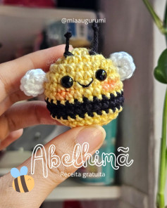 Abelhinha Amigurumi: Gráfico de Crochê Grátis