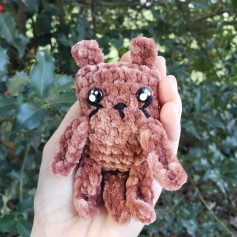 Adorable Chenille Bunny Crochet Pattern
