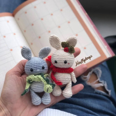 Adorable Crochet Bunny Amigurumi Pattern Bunny 🐰🐰 Free crochet pattern