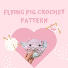 Adorable Flying Pig Crochet Pattern