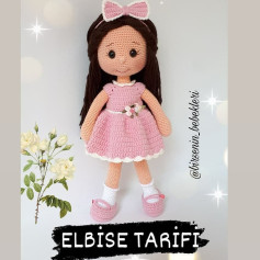 Amigurumi Bebek Elbise Şeması