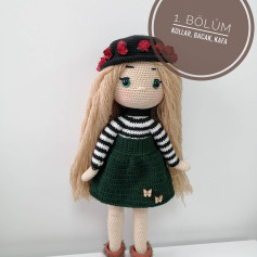 Amigurumi Bebek Şeması: Kol, Bacak, Baş