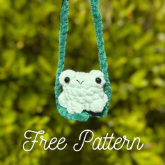 Amigurumi Frog on a Swing: Free Crochet Pattern