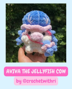 Amigurumi Jellyfish Cow Crochet Chart