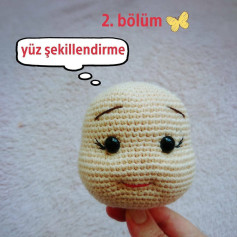 Amigurumi Yüz Şekillendirme Şeması