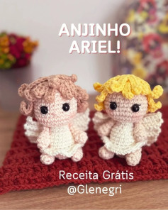 Anjinho Ariel: Gráficos de crochê gratuitos!