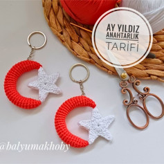 AY YILDIZ ANAHTARLIK TARİFİ