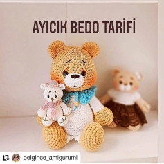 AYI VE AYIÇIĞI AMIGURUMI ÖRNEKLERİ