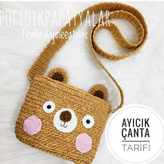 Ayıcık Çanta Tığ İşi Şeması öneri