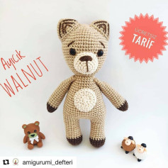 Ayıcık Walnut Amigurumi Yapımı Ücretsiz Şema