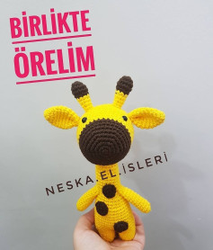 Birlikte Hırka Örelim: Zürafa Amigurumi Şeması