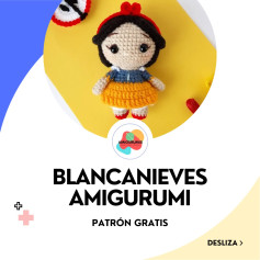 Blancanieves Amigurumi: Patrón gratuito descargable