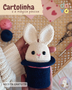 Cartinha de coelhinho mágico de Páscoa: Gráfico gratuito!
