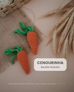 Cenourinha Amigurumi: Gráfico de Crochê Grátis