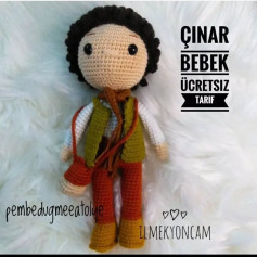 ÇINAR BEBEK AMIGURUMI ÜCRETSİZ TARİFİ