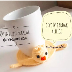 CİVİCİV ŞEKLİNDE BARDAK ALTLIĞI ÖRNEĞİ