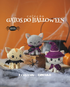 Coleção de Gatinhos de Halloween: Gráficos de Crochê Grátis
