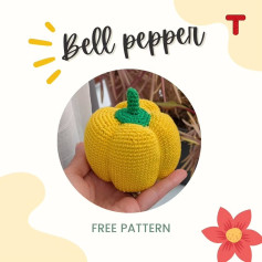 Crochet Bell Pepper Amigurumi: Free Pattern