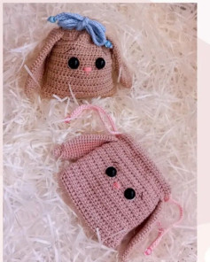 Crochet Bunny Bag Pattern Chart
