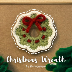 Crochet Christmas Wreath Pattern