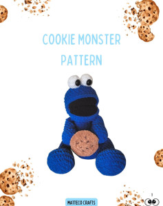 Crochet Cookie Monster Pattern