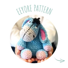 Crochet Eeyore Amigurumi Pattern