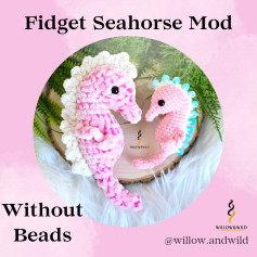 Crochet Fidget Seahorse Pattern (No Beads)