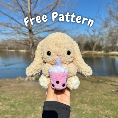Crochet Pattern: Adorable Baby Boba Bunny