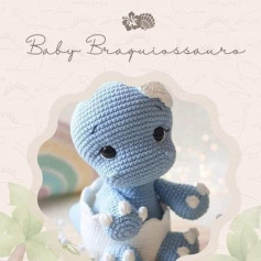Crochet Pattern: Adorable Baby Brachiosaurus