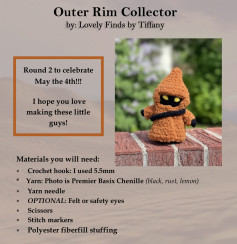 Crochet Pattern: Adorable Outer Rim Collector