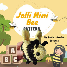Crochet Pattern: Jolly Mini Bee Amigurumi