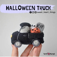 Crochet Pattern: Spooky Halloween Truck