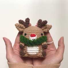 Crochet Reindeer Amigurumi Pattern Chart