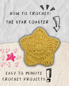Crochet Star Coaster Pattern: Easy 30-Minute Project