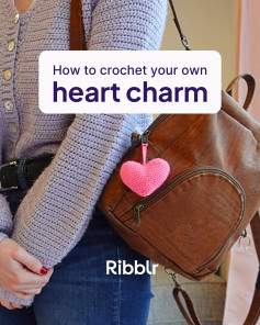 Crochet Your Own Heart Charm Pattern