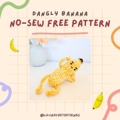 Dangle Banana: Free Crochet Pattern