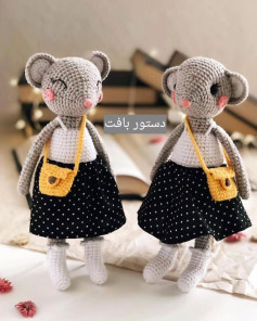 دستور بافت عروسک موش