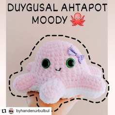 Duygusal Ahtapot Amigurumi Şeması