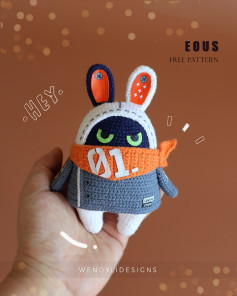 Eous Amigurumi Crochet Pattern rabbit