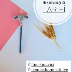 Fil Kalem Başlığı Tığ İşi Tarifi