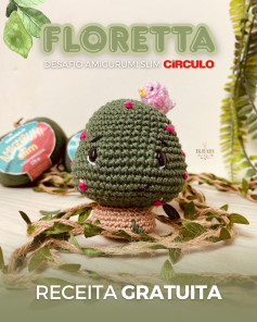 Floretta: Gráfico de amigurumi de cacto grátis!