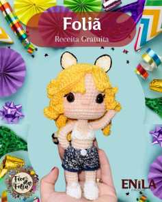 Folía: Gráfico de Amigurumi Grátis para Fazer