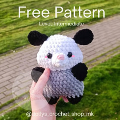 Free Amigurumi Opossum Crochet Pattern