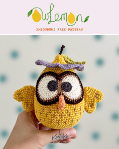 Free Amigurumi Owl Lemon Pattern