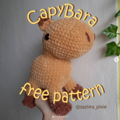 Free Capybara Crochet Pattern